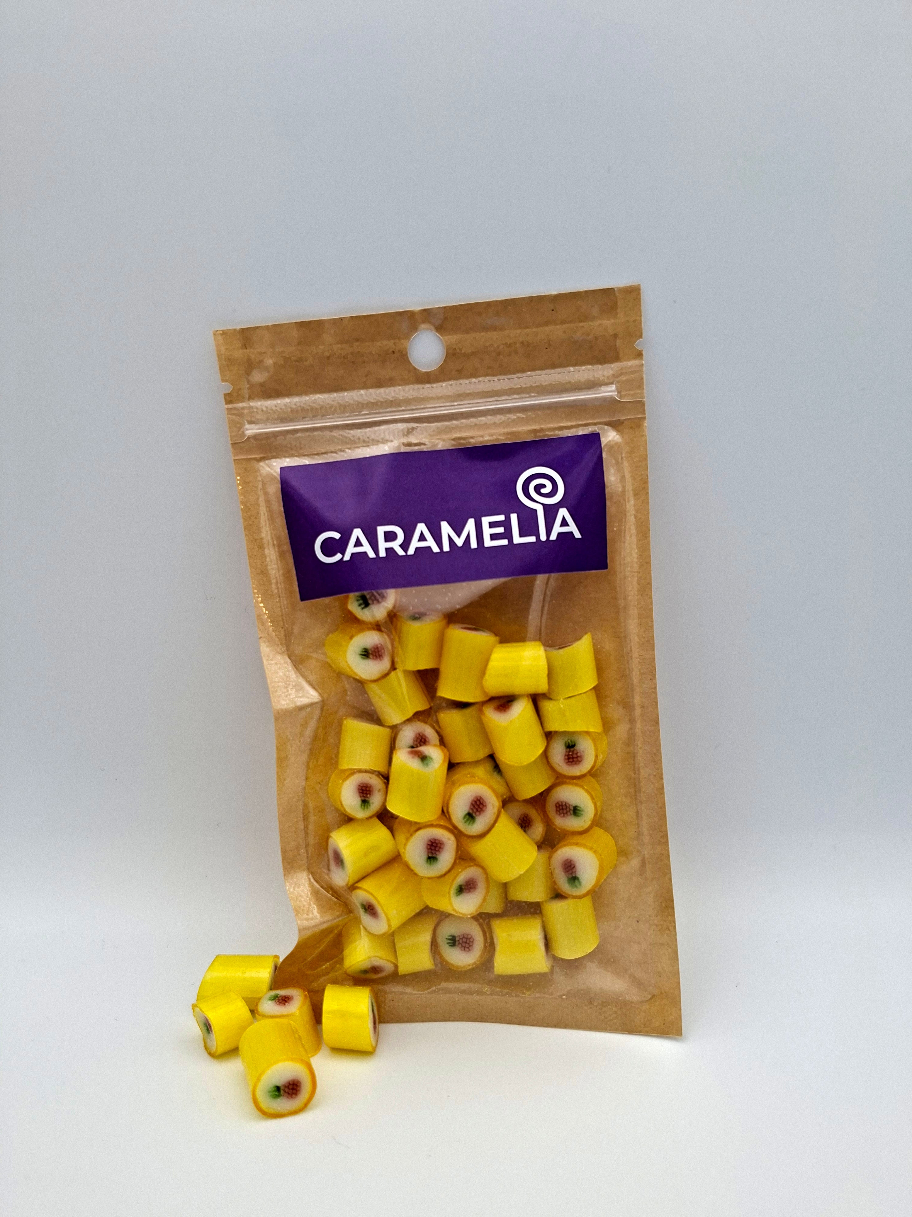 CARAMELOS PIÑA. BOLSA 50 grs.