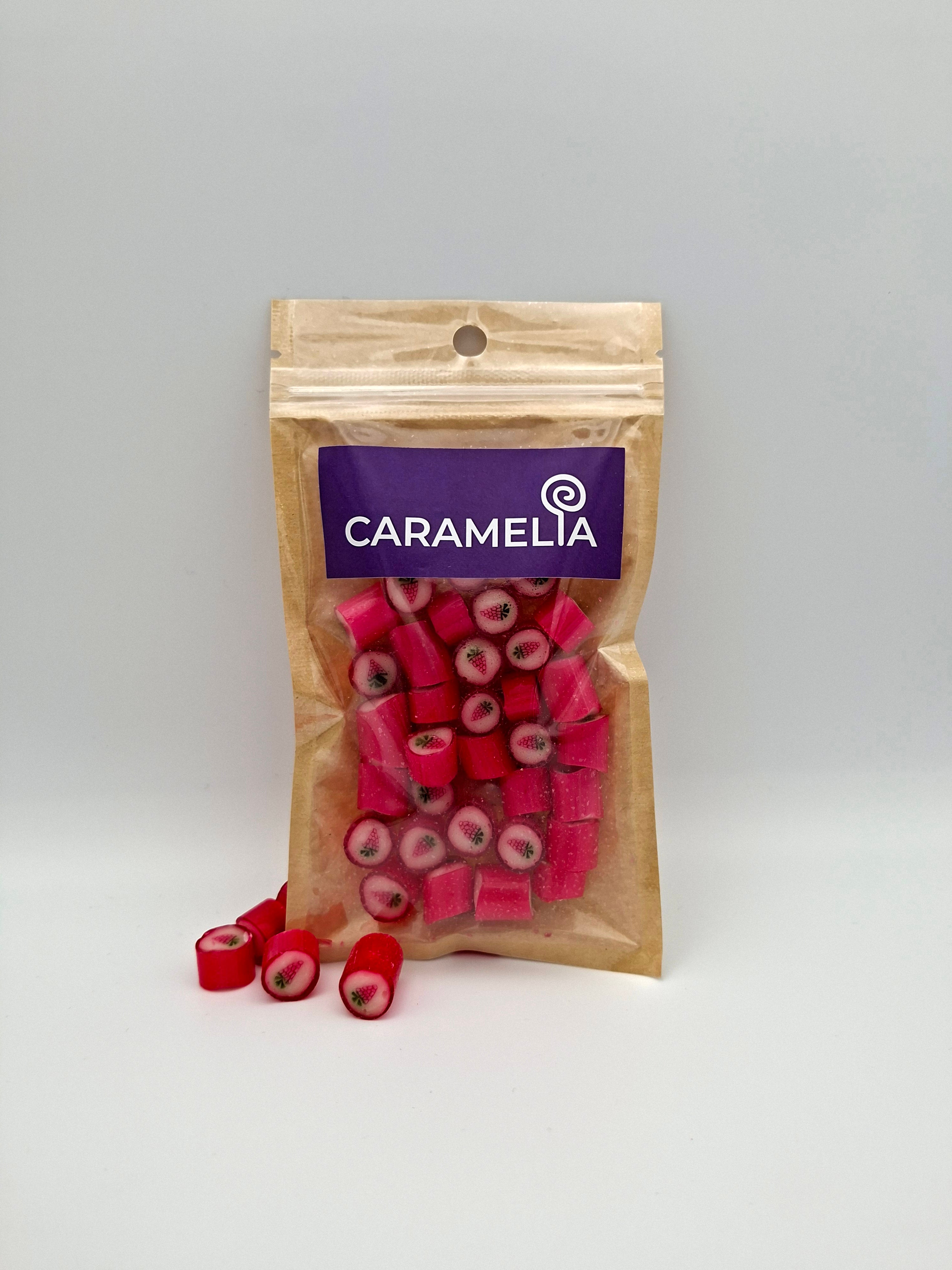 CARAMELO FRESA. BOLSA 50 grs.